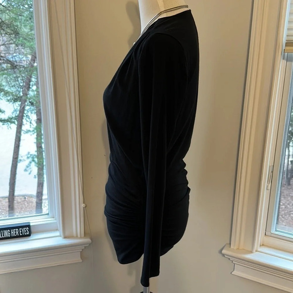 J Crew Ruched Wrap Tee, NWOT - Picture 4 of 7